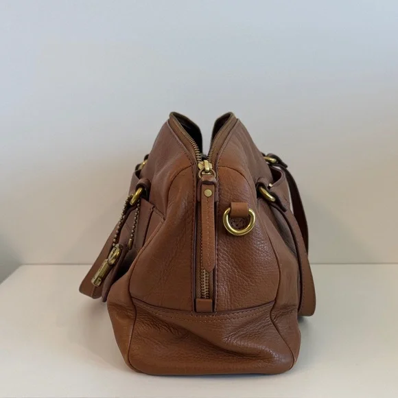 Fossil Leather Satchel - Picture 4 of 14